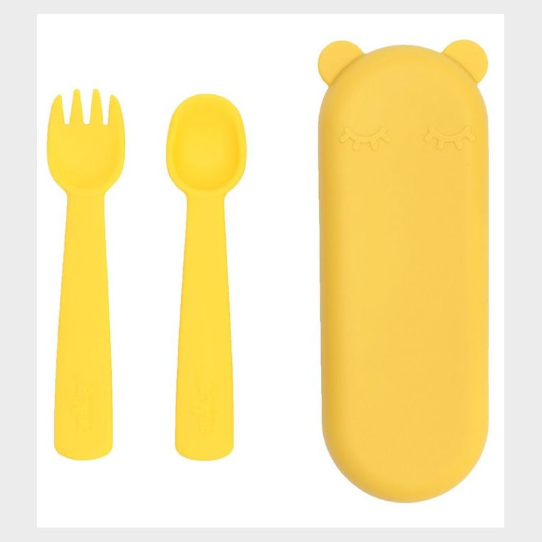 We Might Be Tiny Bestikst - Silikone - Gul