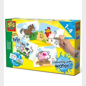 SES Creative Vandfarver - My First - Grdens Dyr