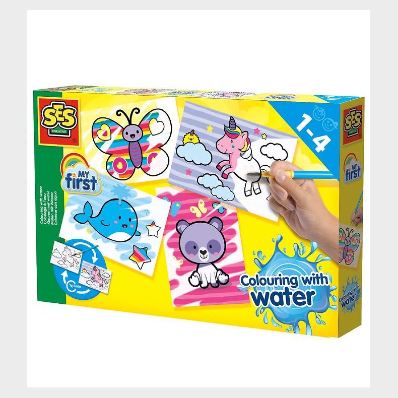 SES Creative Vandfarver - My First - Fantasidyr