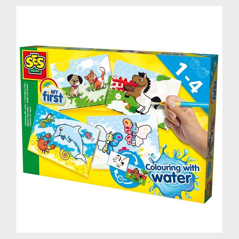 SES Creative Vandfarver - Min Frste Vandfarvelade