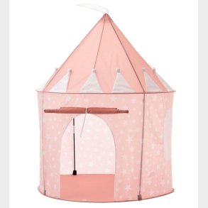 Kids Concept Legetelt - 100x130 cm - Rosa m. Stjerner