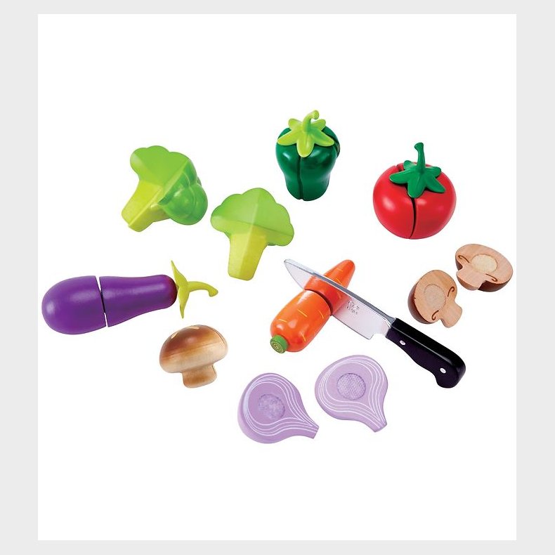 Hape Legemad - 8 Dele - Grntsager Fra Haven