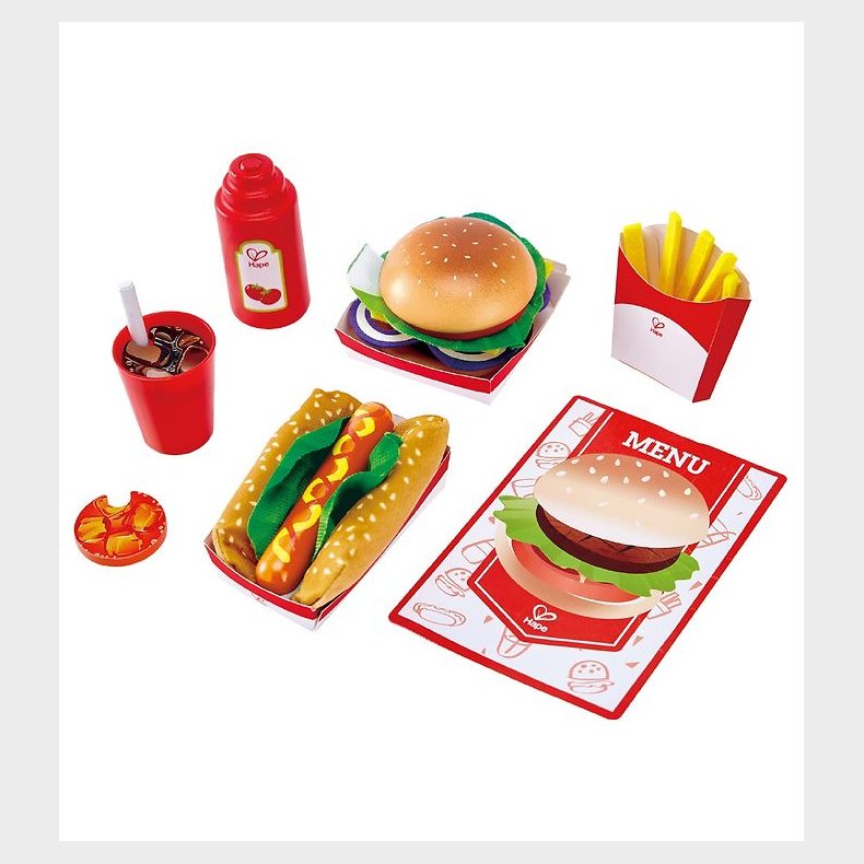 Hape Legemad - 27 Dele - Fast Food