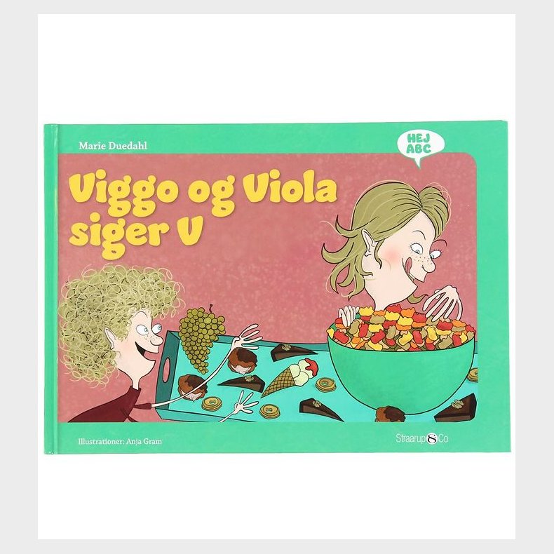 Bog - Hej ABC - Viggo og Viola Siger V - Dansk Straarup &amp; Co