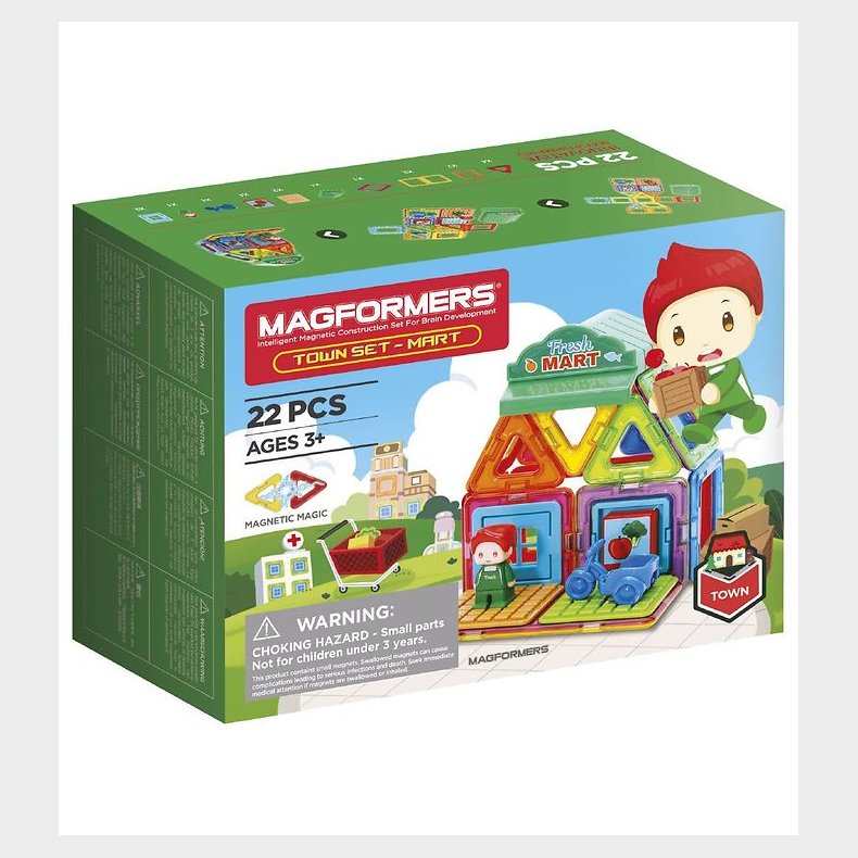 Magformers Magnetst - 22 Dele - Supermarked