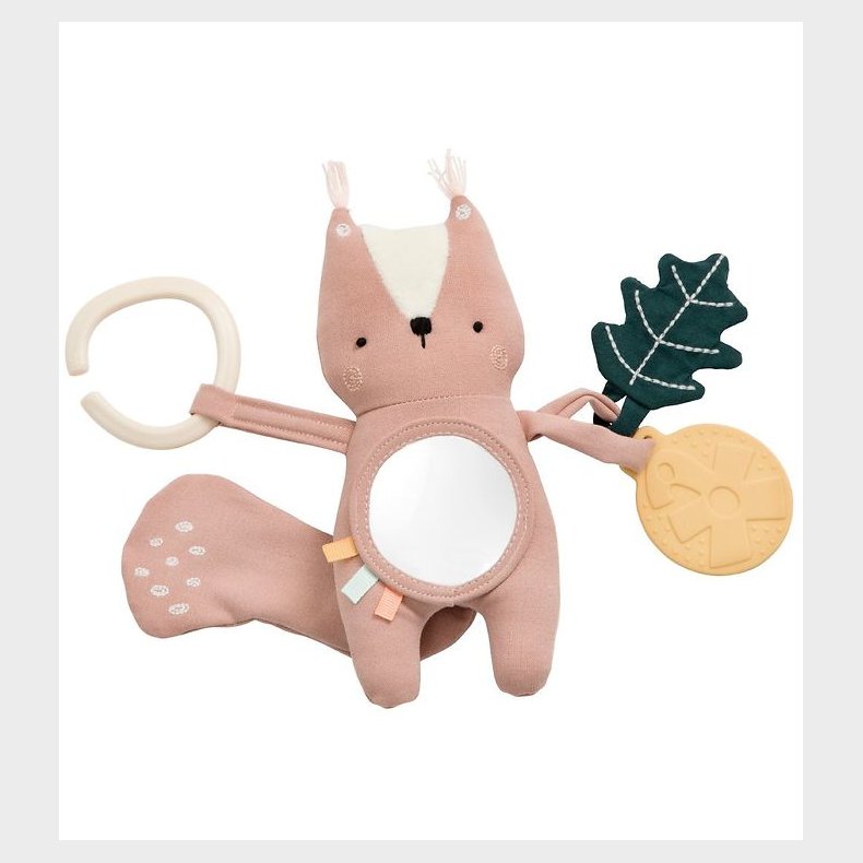 Sebra Aktivitetslegetj - Egernet Zappy - 19 cm - Misty Rose