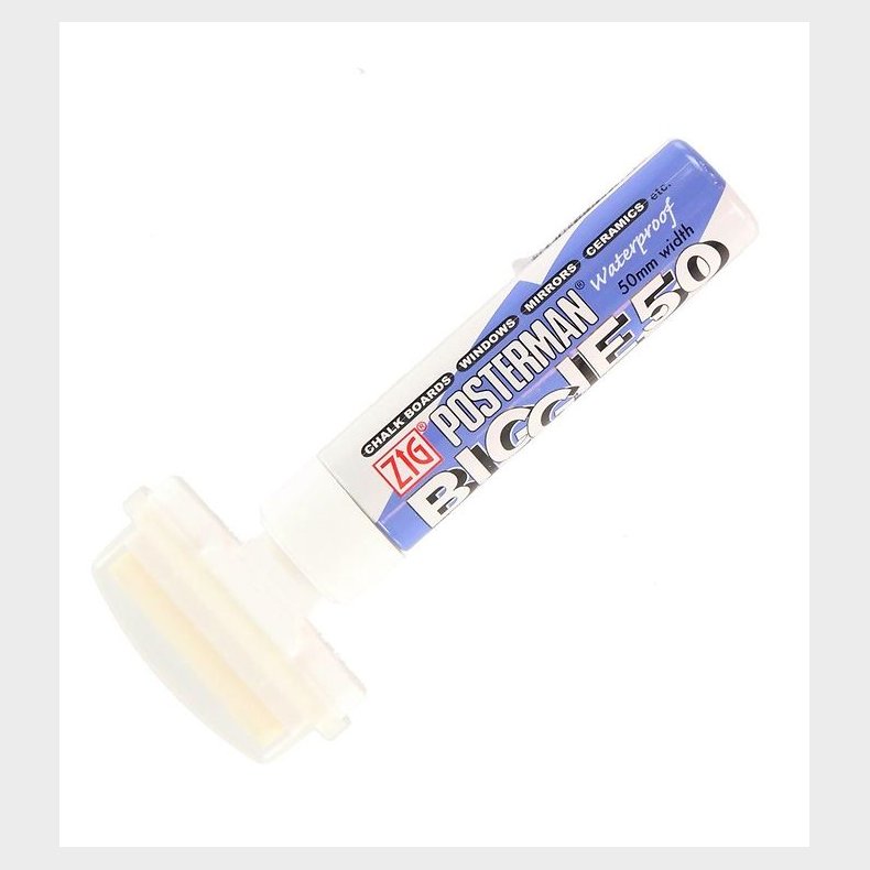 Zig Tusch - Biggie - 50 mm - Hvid