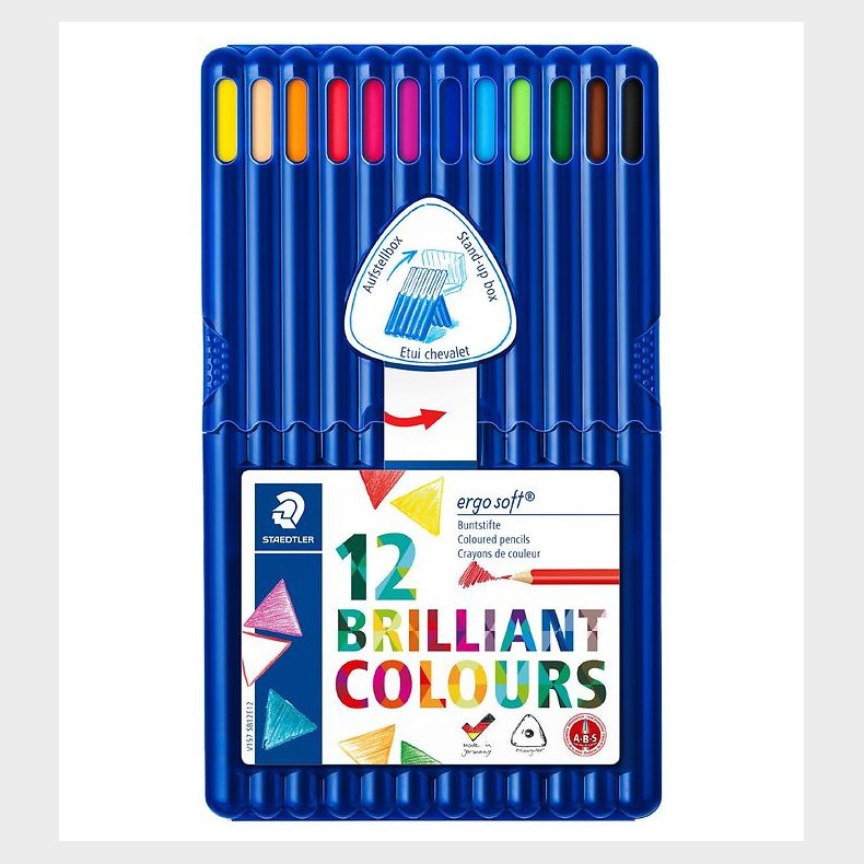 Staedtler Farveblyanter - Ergo Soft - 12 stk