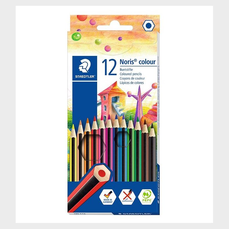 Staedtler Farveblyanter - Noris Colour - 12 stk