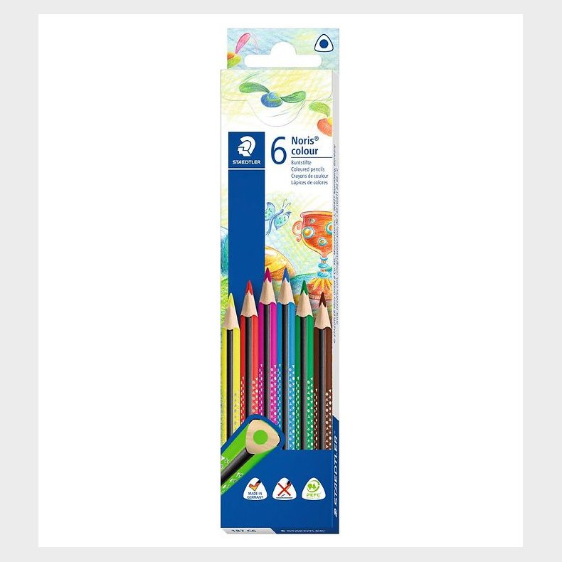 Staedtler Farveblyanter - Noris Color - 6 stk