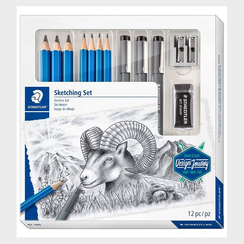 Staedtler Tegnest - 12 dele