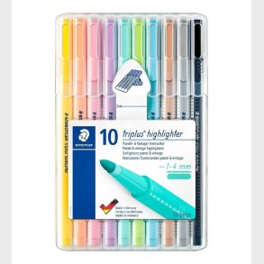 Staedtler Tuscher - 10 stk. - Overstregningstuscher - Pastel & V