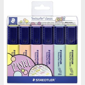 Staedtler Overstregningstuscher - 6 stk. 1,5 mm - Pastel