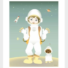 Vissevasse Plakat - 30x40 - The Astronaut