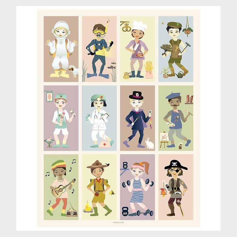 Vissevasse Plakat - 30x40 - When I Grow Up