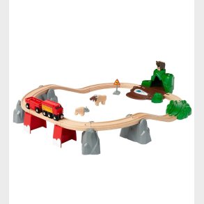 BRIO World Togbanest - Nordic Animal Set - 26 Dele 33988