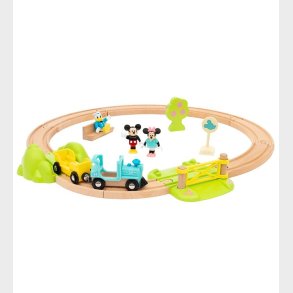 BRIO Togbanest - 18 dele - Mickey Mouse 32277
