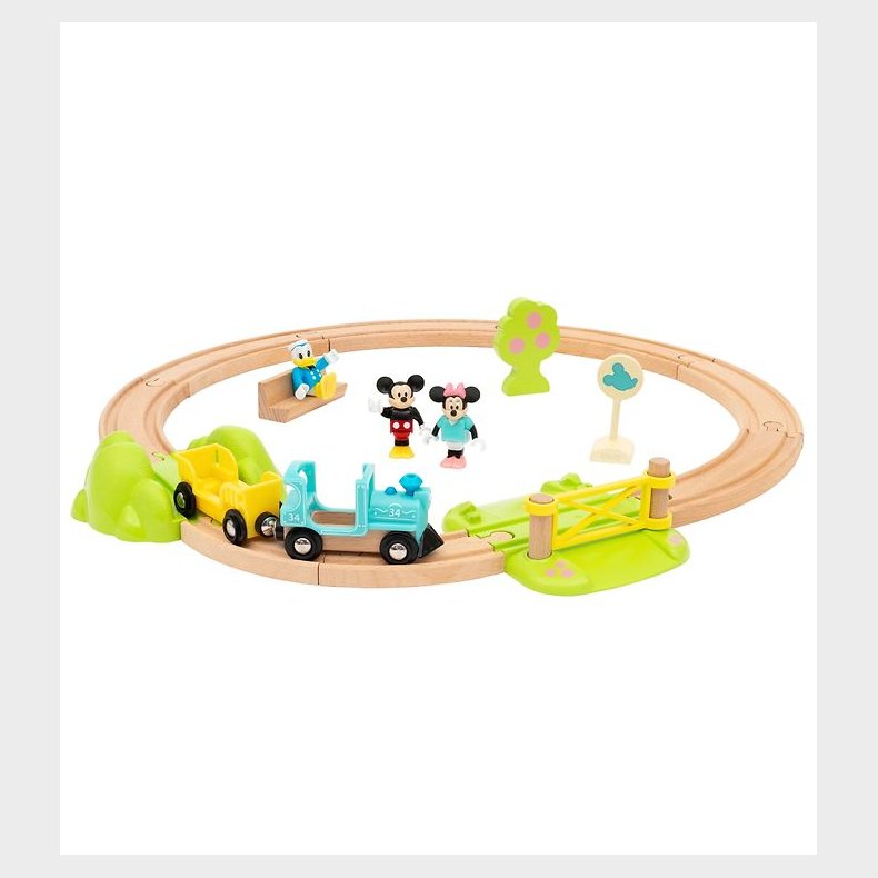 BRIO Togbanest - 18 dele - Mickey Mouse 32277