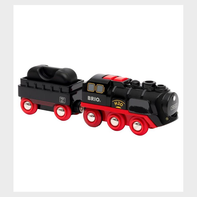 BRIO World Tog - 3 Dele - Battery-Operated Steaming Train 33884