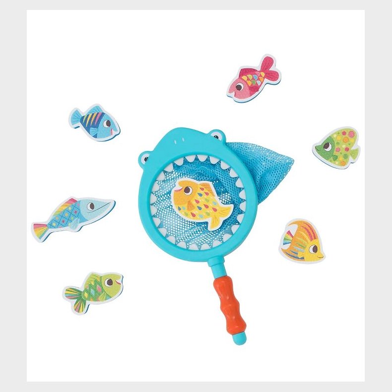 Tiger Tribe Badelegetj - Shark Chasey - Fiskenet m. Fisk