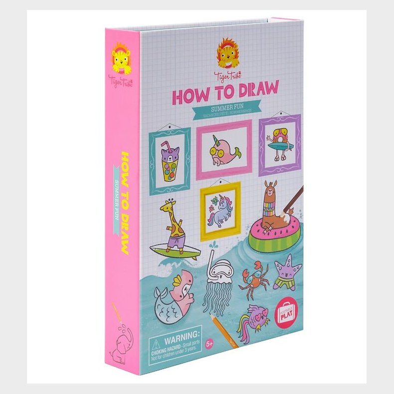 Tiger Tribe Tegnest - How to Draw - Summer Fun