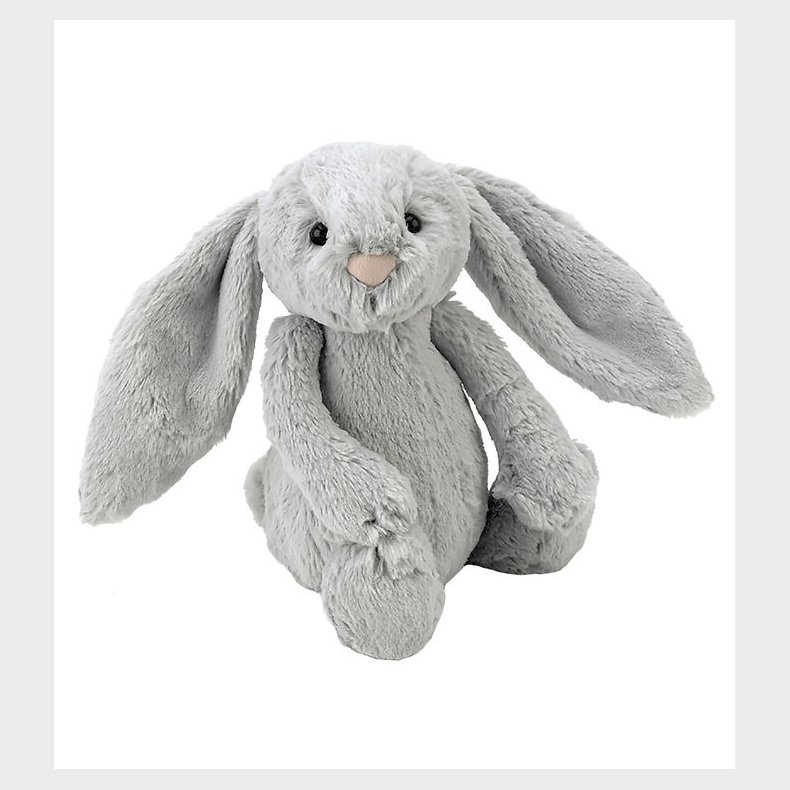 Jellycat Bamse - Small - 18x9 cm - Bashful Silver Bunny