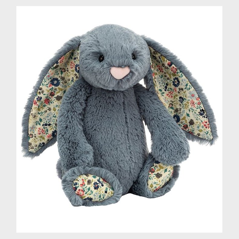 Jellycat Bamse - Medium - 31x12 cm - Blossom Dusky Blue Bunny