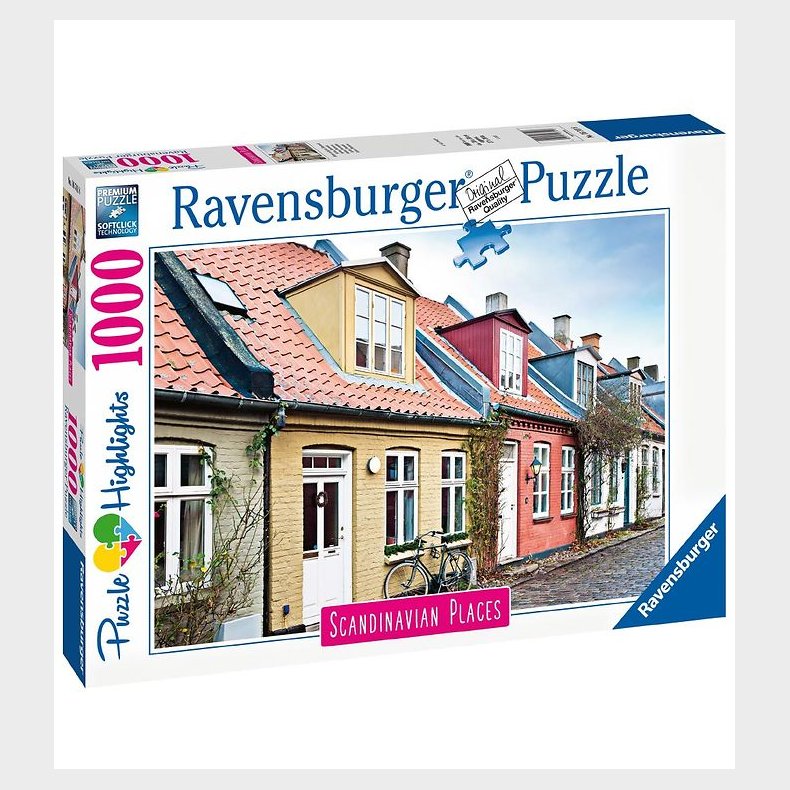 Ravensburger Puslespil - 1000 Brikker - Aarhus