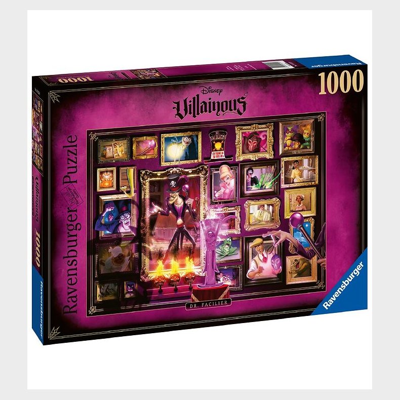 Ravensburger Puslespil - 1000 Brikker - Villainous: Dr. Facilier