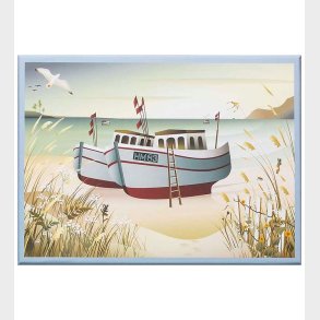 Vissevasse Puslespil - 1000 Brikker - Fishing Boats