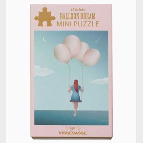Vissevasse Puslespil - Mini - 10x13 cm - Balloon Dream