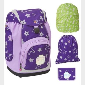 LEGO Stars Skoletaske - Nielsen - Lilla m. Penalhus