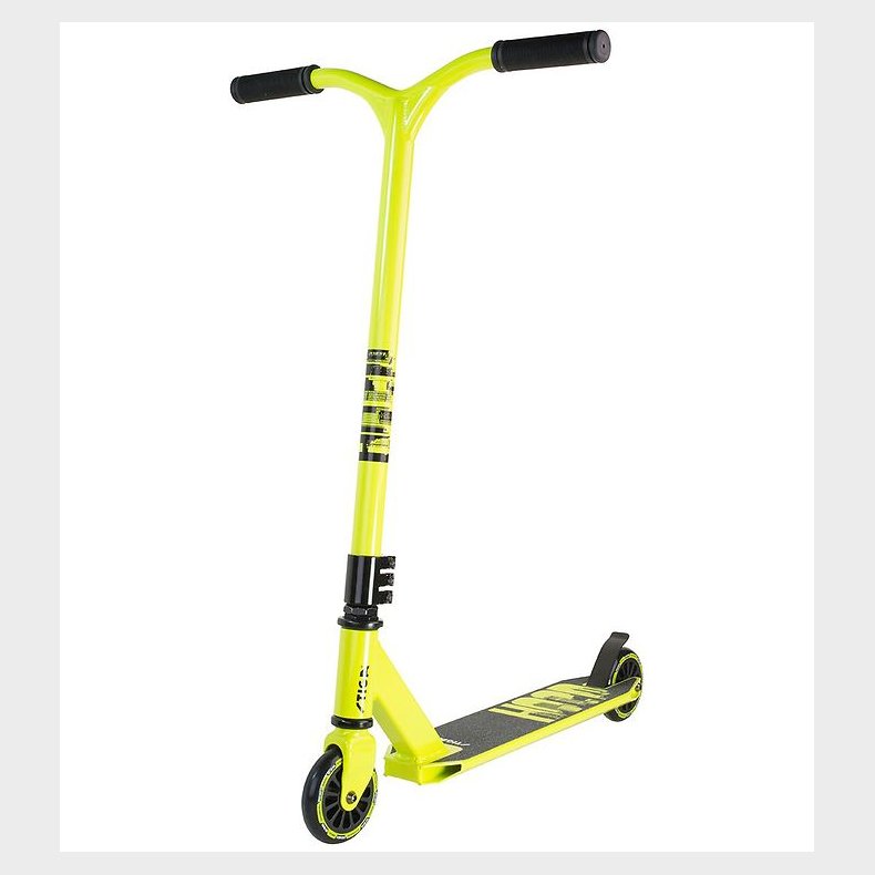Stiga Lbehjul - Trick Scooter - Hood - Sort/Limegrn