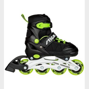 Stiga Rulleskjter - Tornado - Sort/Grn