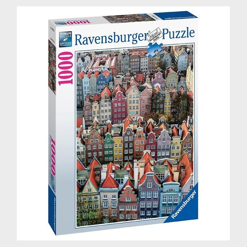 Ravensburger Puslespil - 1000 Brikker - Gdansk Poland