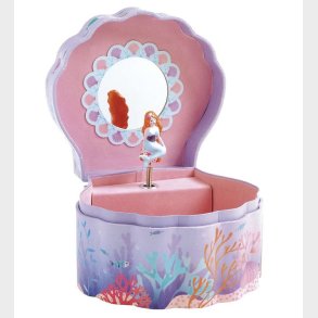 Djeco Smykkeskrin m. Musik - 14,5x8,5x13,5 cm - Enchanted Mermai
