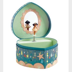 Djeco Smykkeskrin m. Musik - 14,5x8,5x13,5 cm - Happy Party