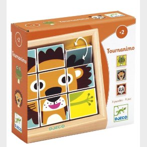 Djeco Puslespil - 9 Brikker - Dyr