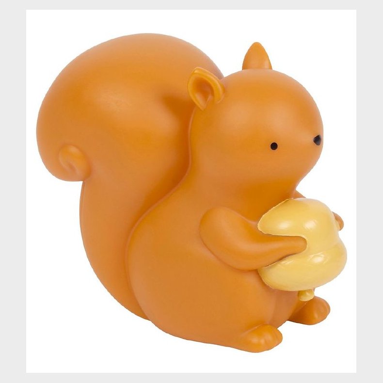 A Little Lovely Company Lampe - 12,5 cm - Squirrel - Lysebrun