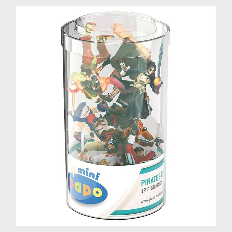 Papo Mini Figurer - 12 stk. - Pirates &amp; Corsairs