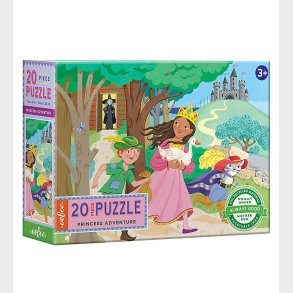 Eeboo Puslespil - 20 Brikker - Prinsesse p Eventyr