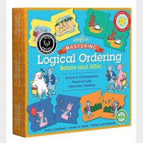 Eeboo Puslespil - Leg og Lr - Fr og Efter