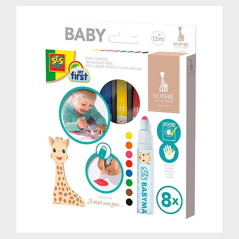 SES Creative x Sophie La Girafe - Babyfarver
