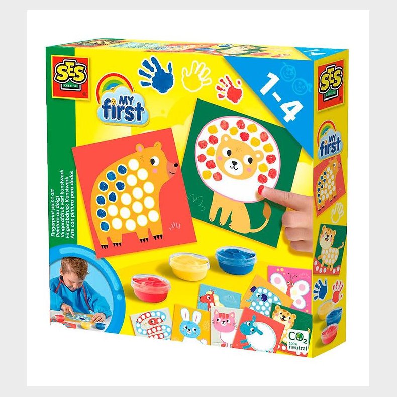 SES Creative Fingermaling - My First - Dyr
