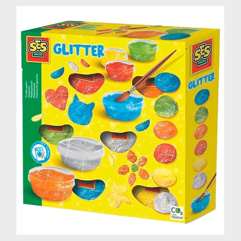 SES Creative Plakatfarver - 6x45 ml - Glimmer