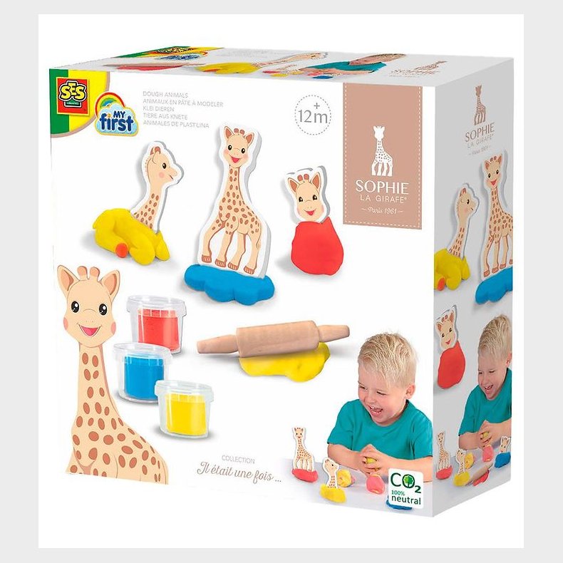 SES Creative x Sophie La Girafe - Dyr m. Modellervoks