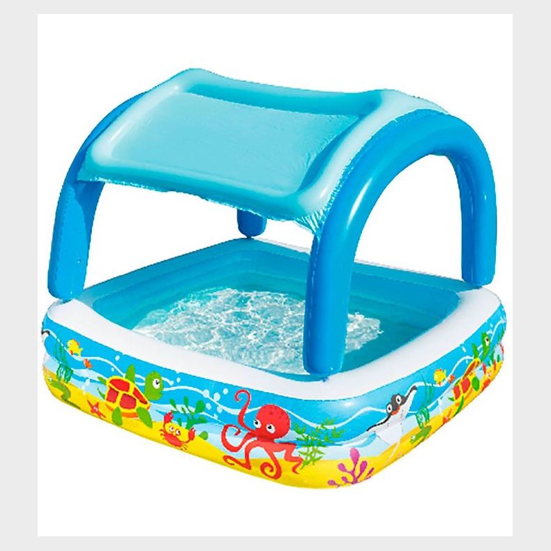 Bestway Oppusteligt Bassin - 1,4 x 1,14 m - Canopy Play Pool