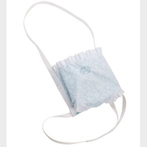 Asi Dukketilbehr - Bresele - 36-46 cm - Hvid/Lysebl