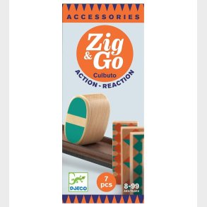 Djeco Kuglebane - Tr - Zig & Go - 7 dele - Culbuto
