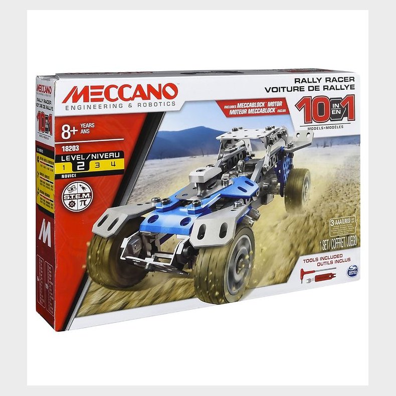 Meccano Byggest - 10 i 1 - Rally Racer